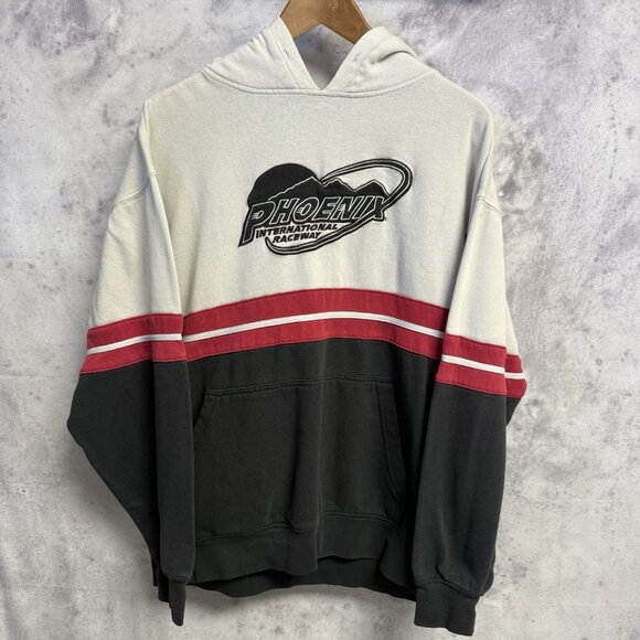 Vintage Phoenix International Raceway Hoodie Sweatshirt Mens Large Embroidered - Picture 2 of 15